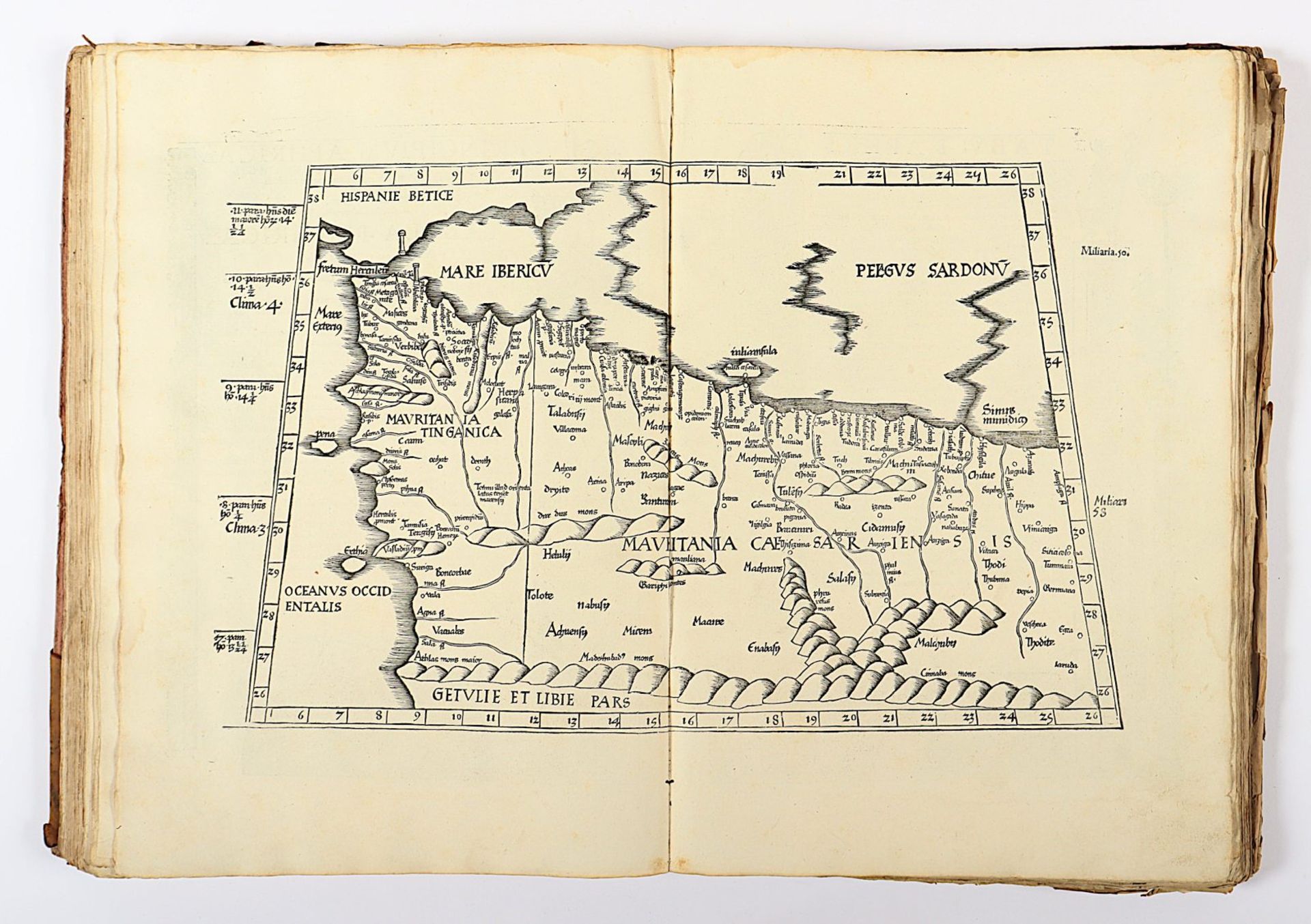 Atlas Ptolemaeus, 1535, mit Holzschnitten, besch. - Image 20 of 86