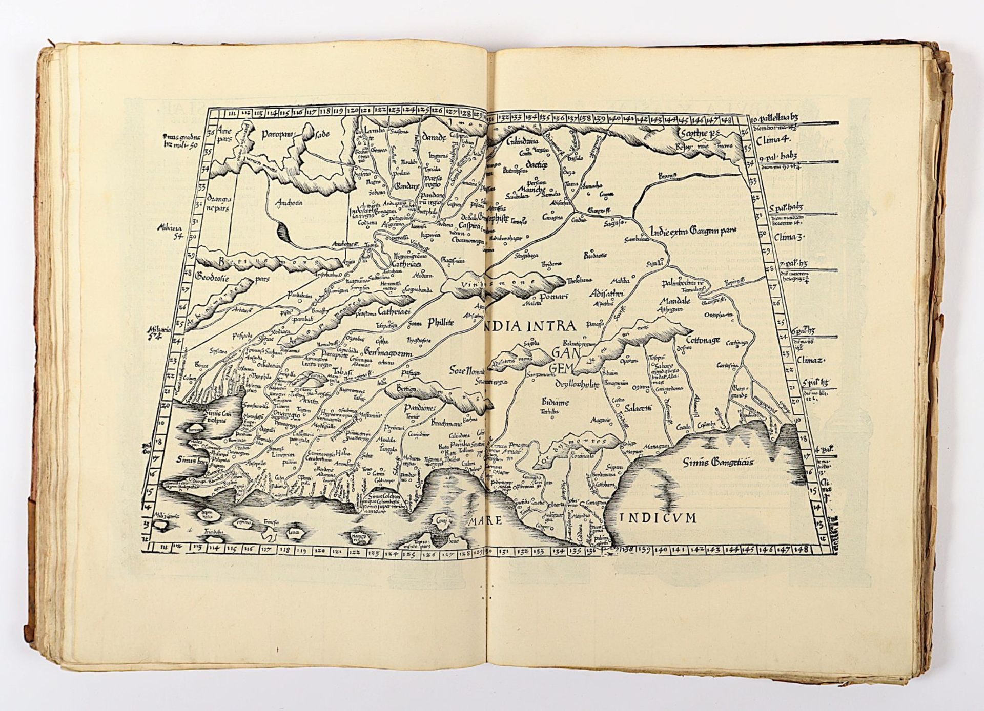 Atlas Ptolemaeus, 1535, mit Holzschnitten, besch. - Image 46 of 86