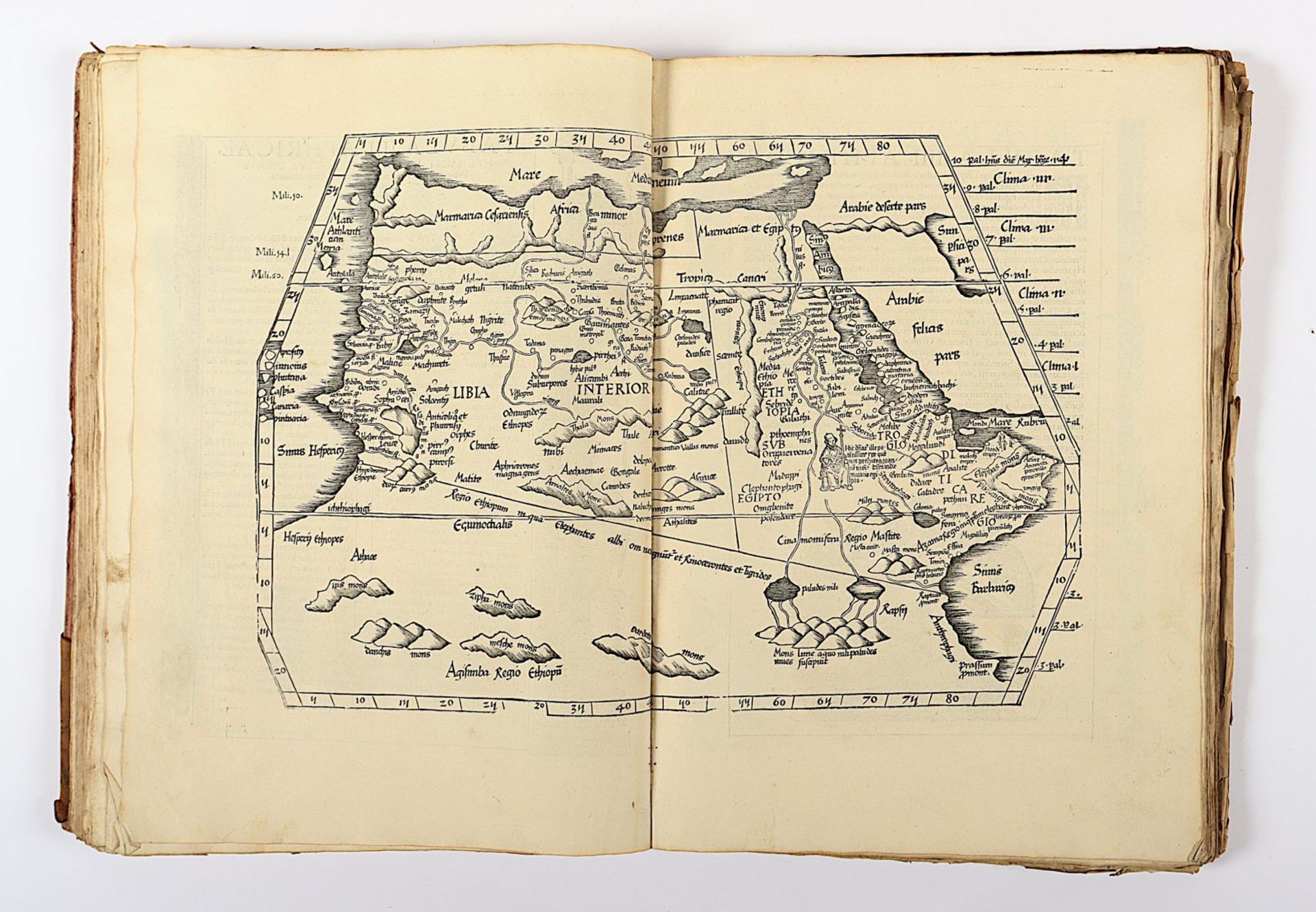 Atlas Ptolemaeus, 1535, mit Holzschnitten, besch. - Image 26 of 86