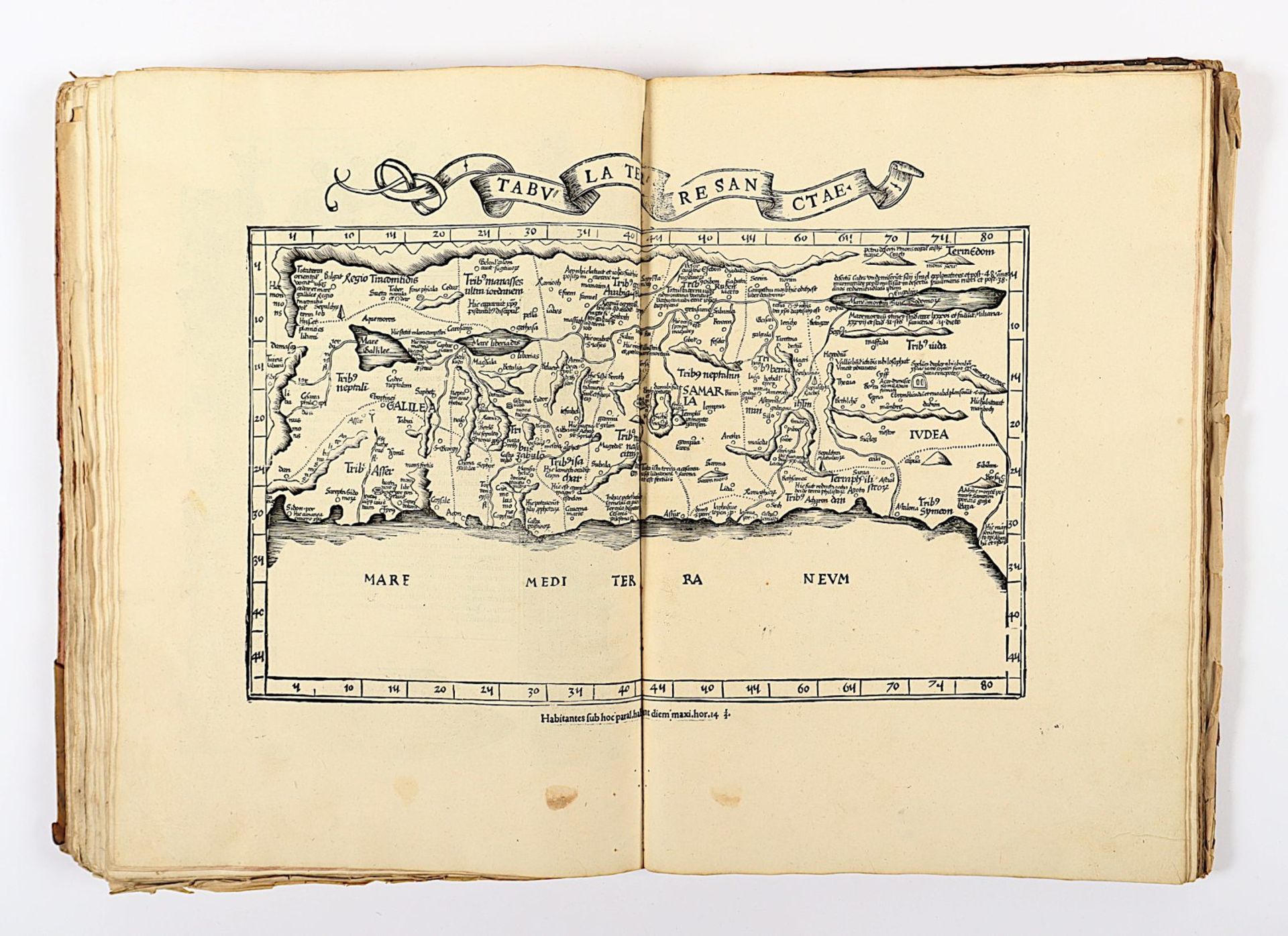 Atlas Ptolemaeus, 1535, mit Holzschnitten, besch. - Image 68 of 86