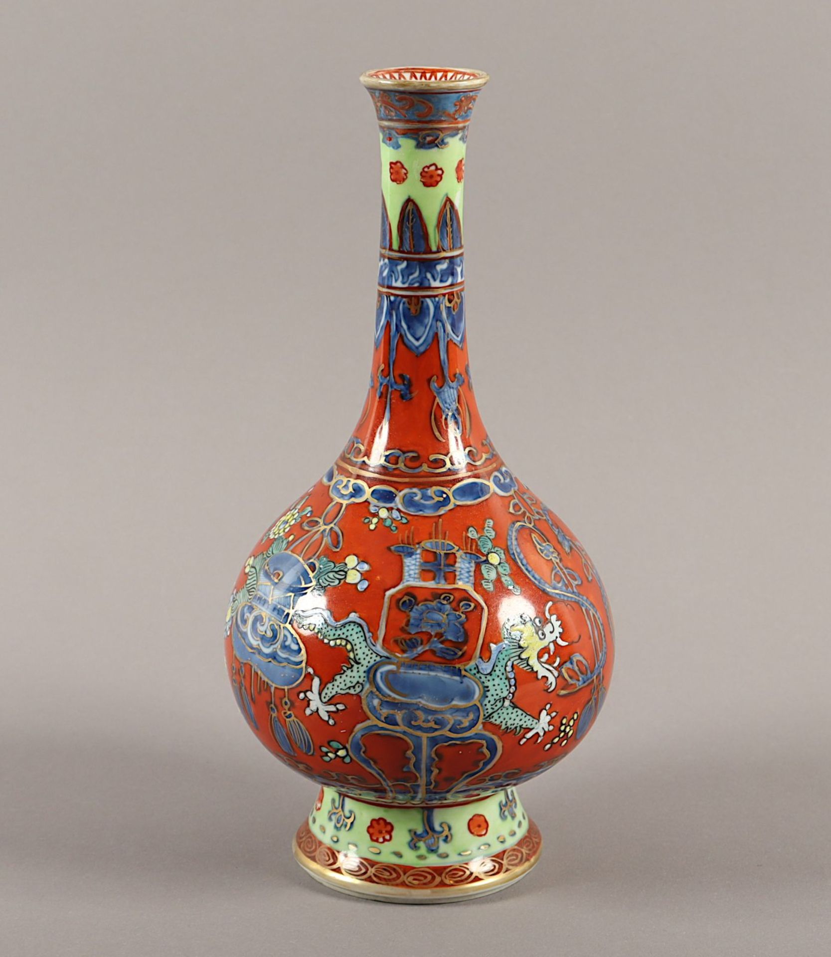 VASE, Porzellan, Symbolmarke, CHINA - Image 2 of 5