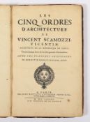 Buchband, Les 5 ordres d'architechture Scamozzi, 1685