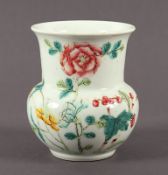 kleine Vase, Porzellan, Shende Tang Zhi, China, Republik, bis 1950