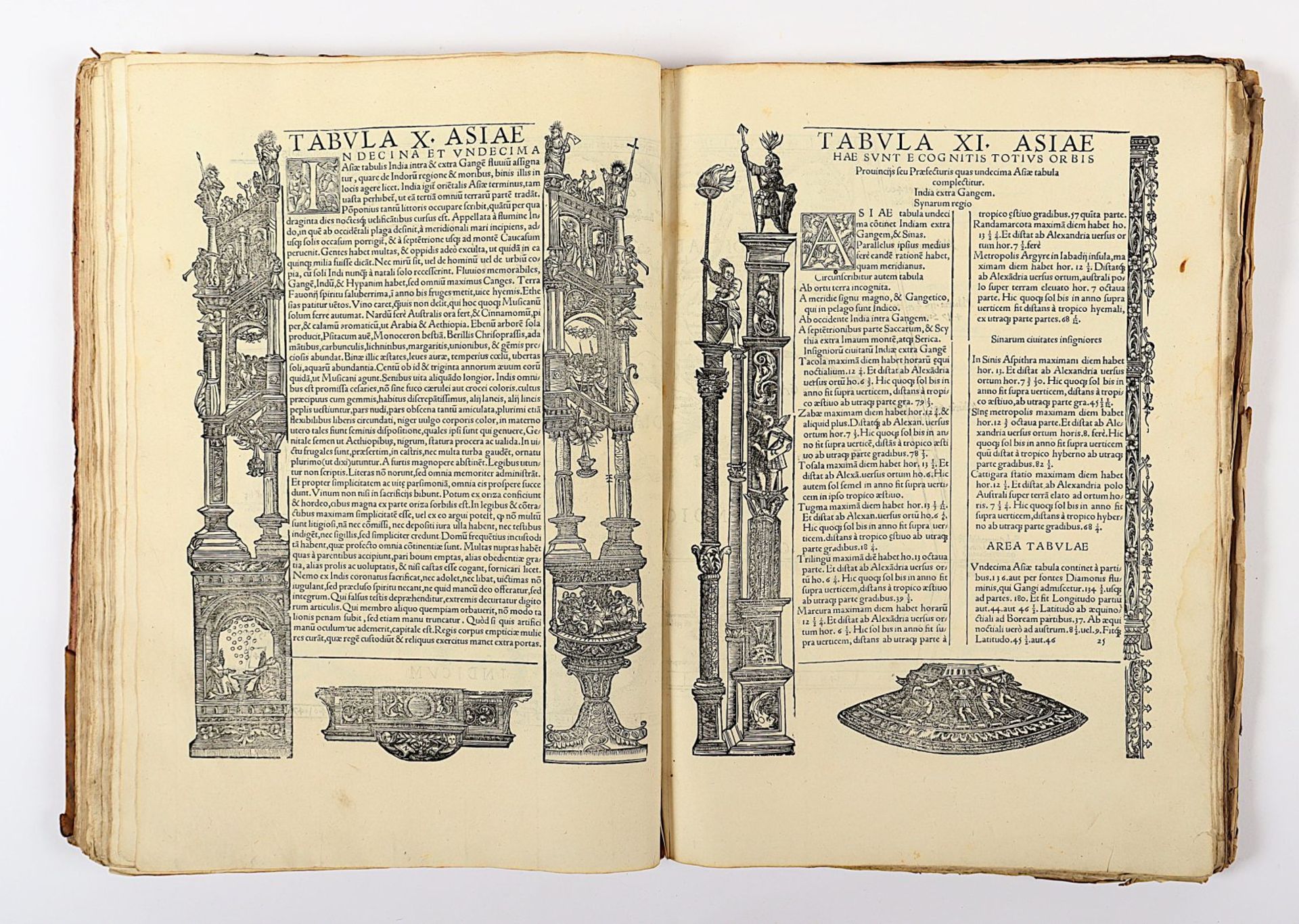 Atlas Ptolemaeus, 1535, mit Holzschnitten, besch. - Image 47 of 86