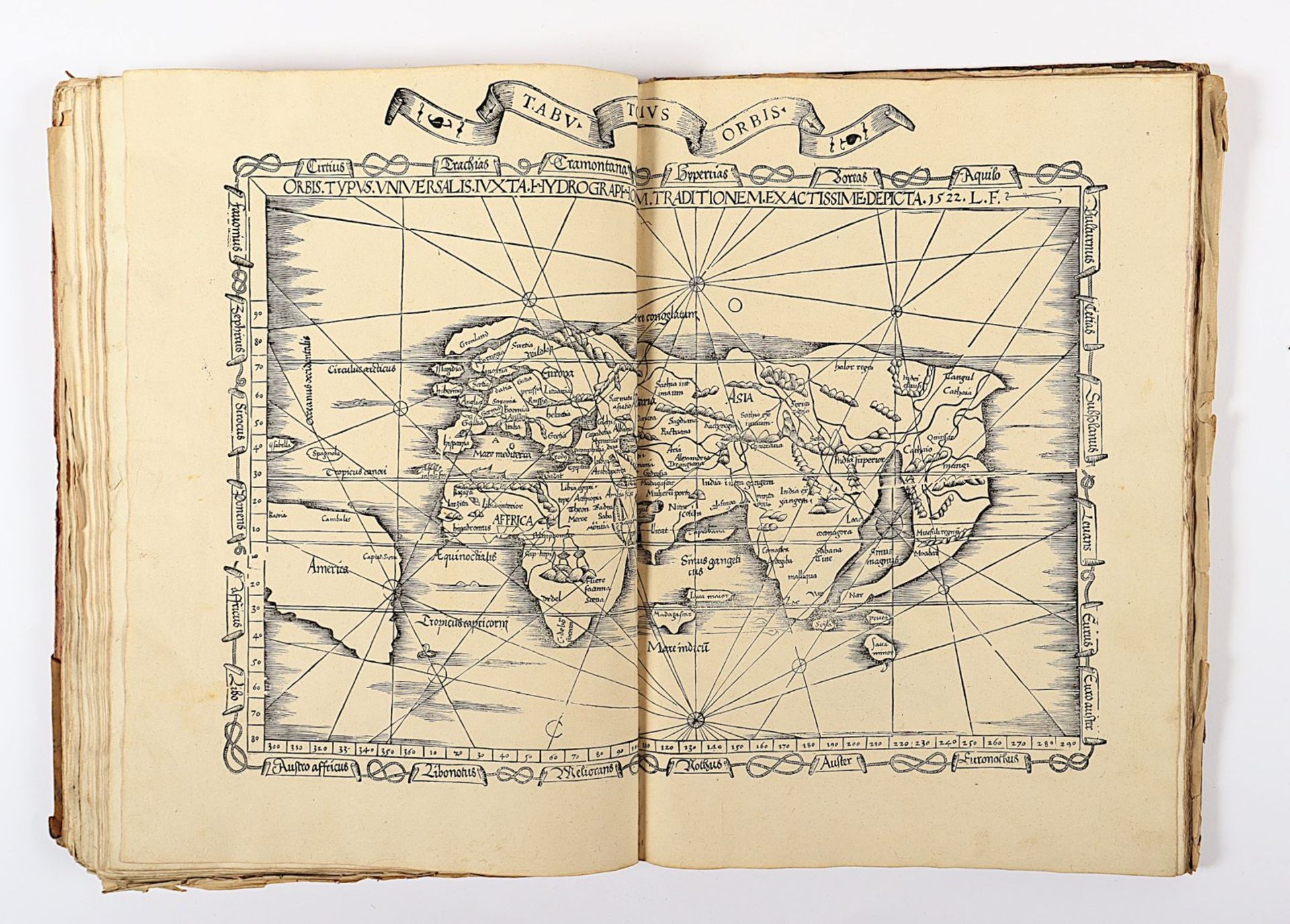 Atlas Ptolemaeus, 1535, mit Holzschnitten, besch. - Image 82 of 86