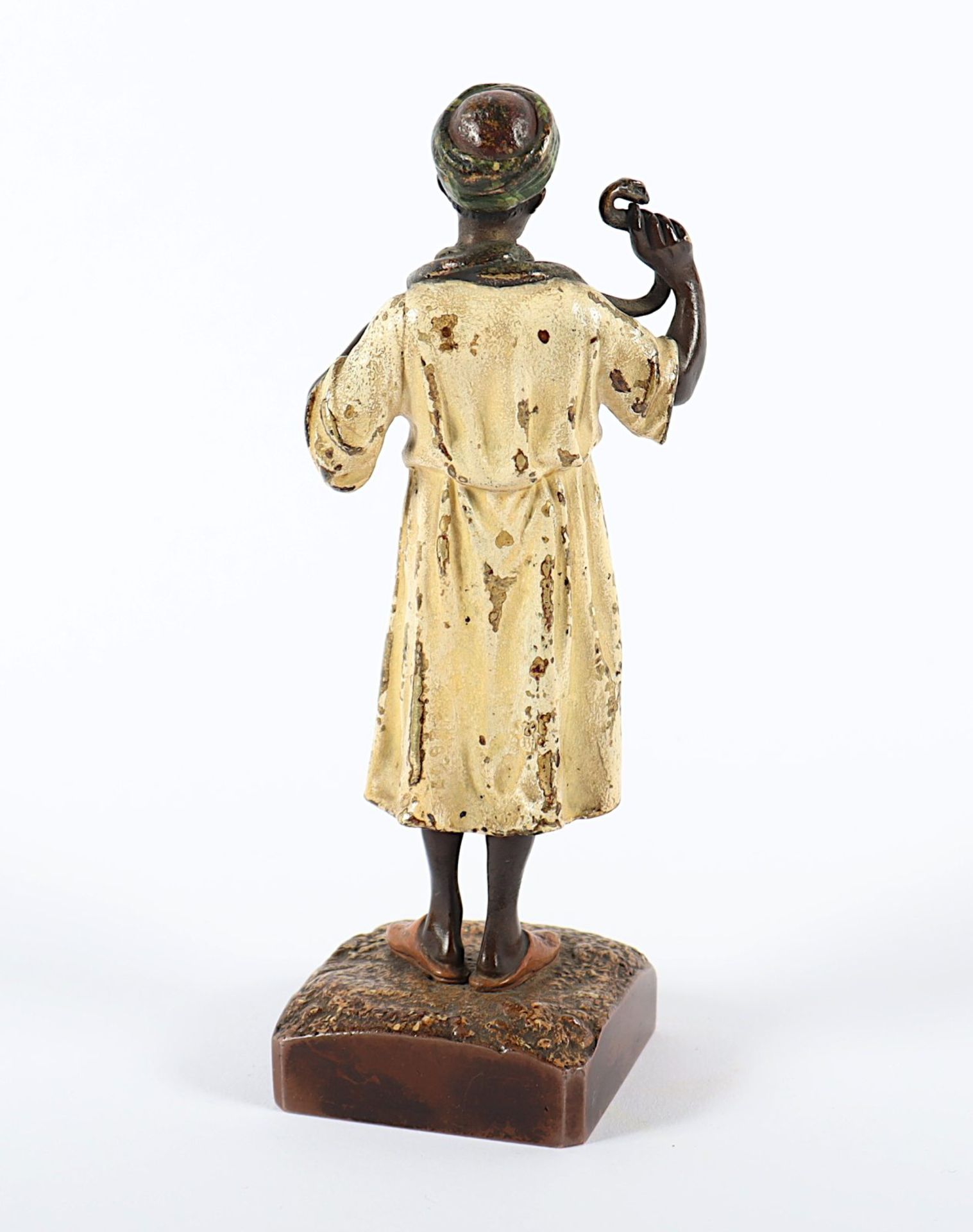 Araber mit Schlange, Bergmann, Wiener Bronze - Image 4 of 5