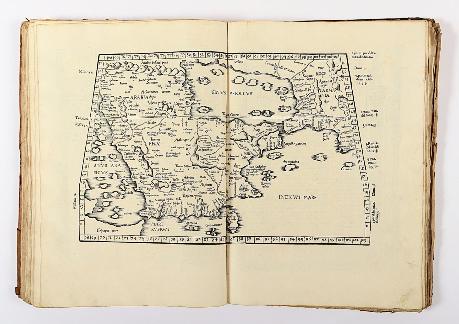 Atlas Ptolemaeus, 1535, mit Holzschnitten, besch. - Image 38 of 86