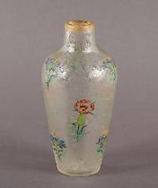 kleine Vase, Cristallerie de Pantin (Legras), um 1910