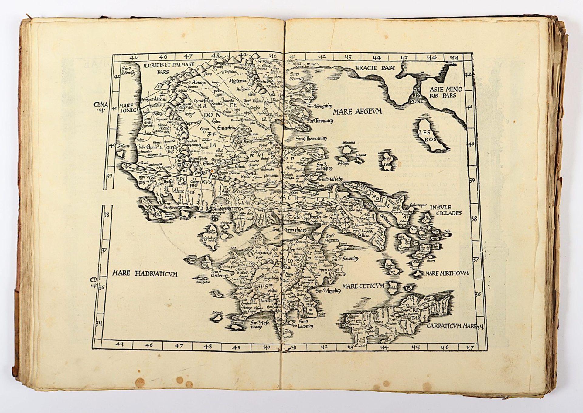 Atlas Ptolemaeus, 1535, mit Holzschnitten, besch. - Bild 18 aus 86