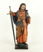 Heiliger Paulus, Holz, geschnitzt, DEUTSCH, um 1600
