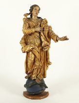 Maria Immaculata, Holzfigur, Tirol, um 1760