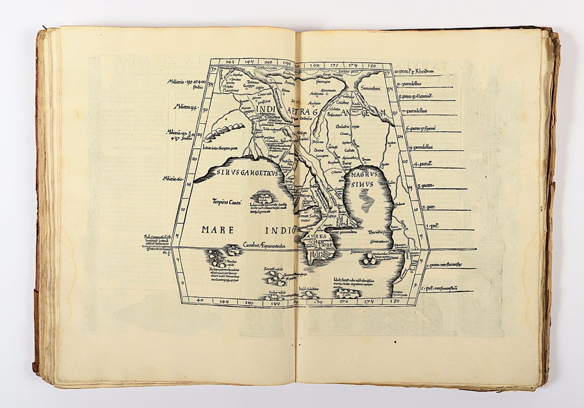 Atlas Ptolemaeus, 1535, mit Holzschnitten, besch. - Image 48 of 86