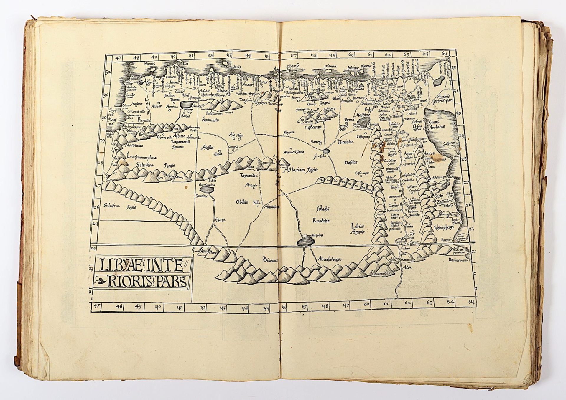 Atlas Ptolemaeus, 1535, mit Holzschnitten, besch. - Image 24 of 86