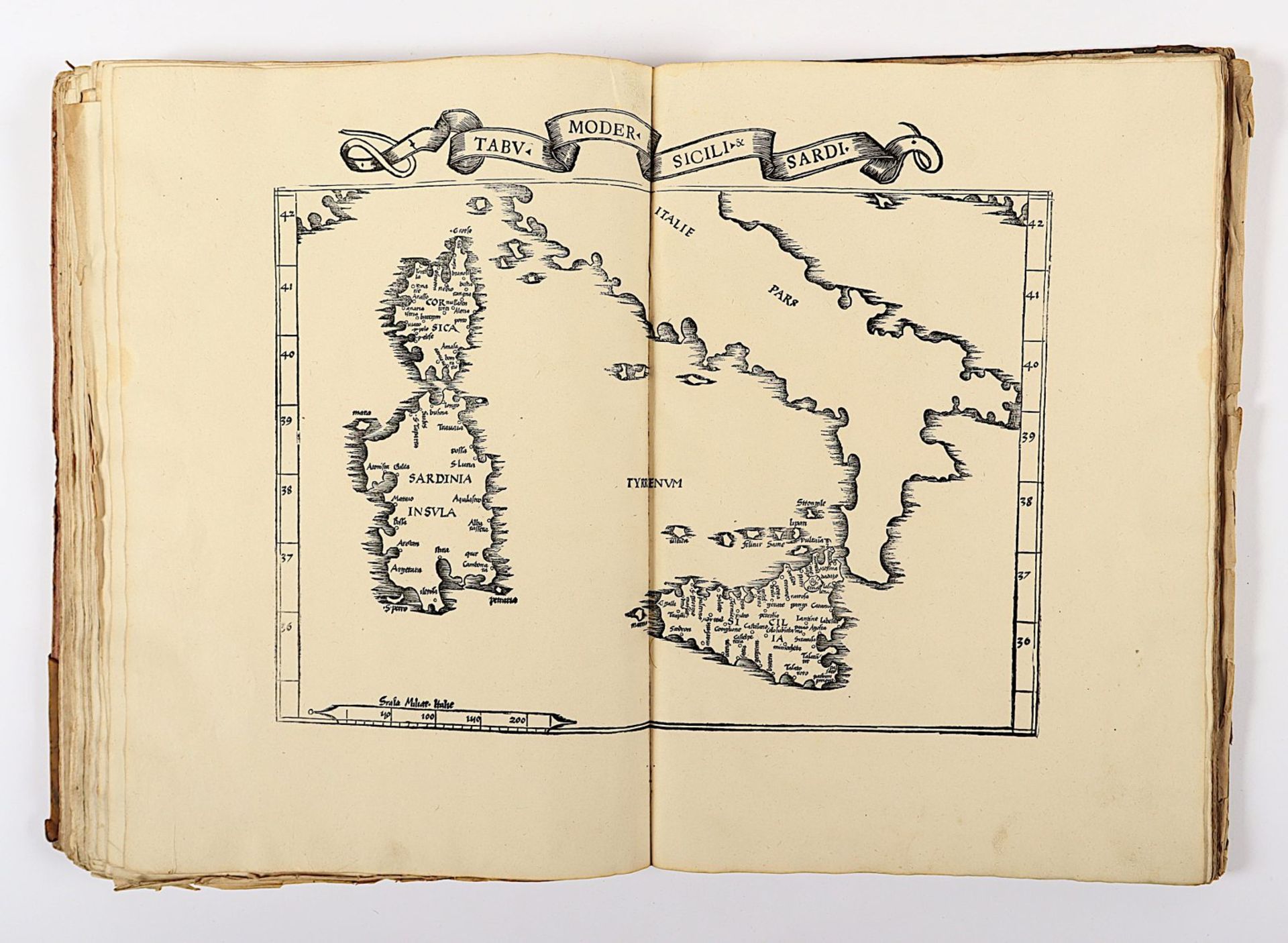 Atlas Ptolemaeus, 1535, mit Holzschnitten, besch. - Image 58 of 86