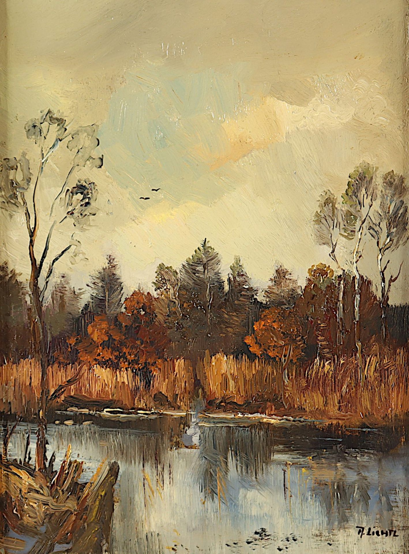 Lichtl, Anton (*1939), "Herbstlandschaft", R. - Bild 2 aus 3