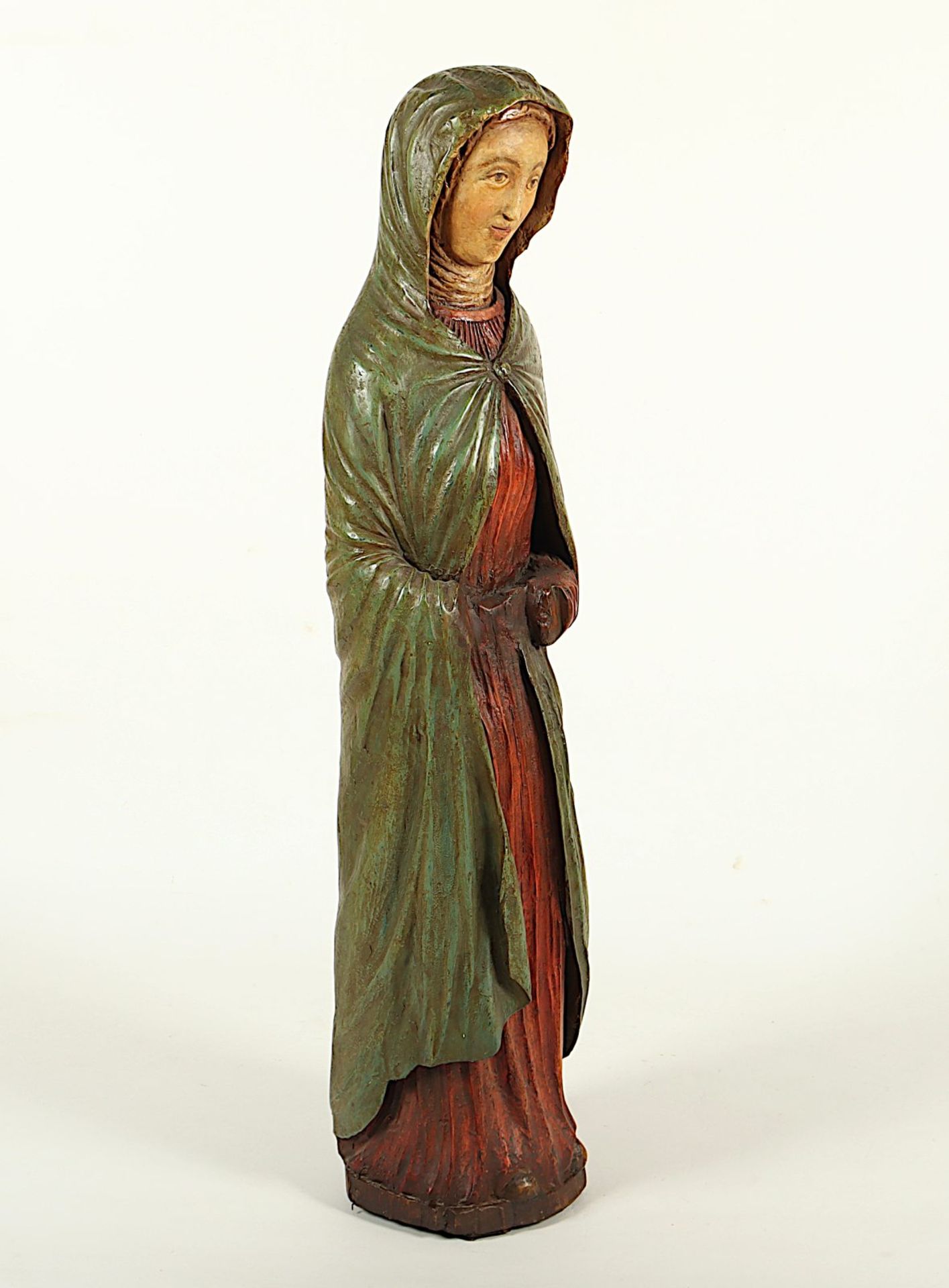 Heiligenfigur, Holz, 19./20.jh. - Image 3 of 5