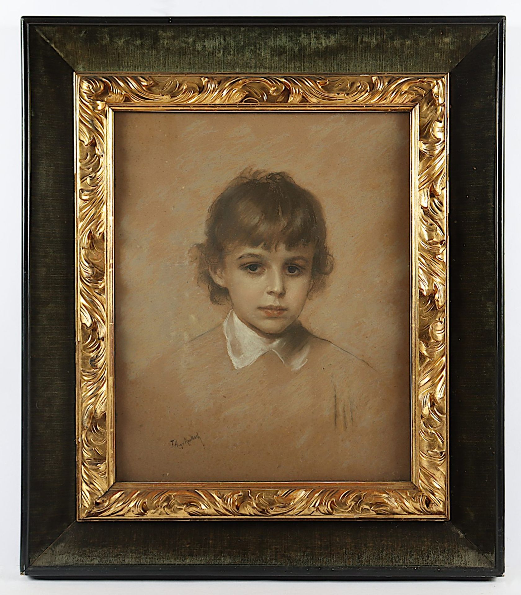 Kaulbach, Friedrich August von (1850-1920), "Portrait eines Jungen", R. - Bild 2 aus 4