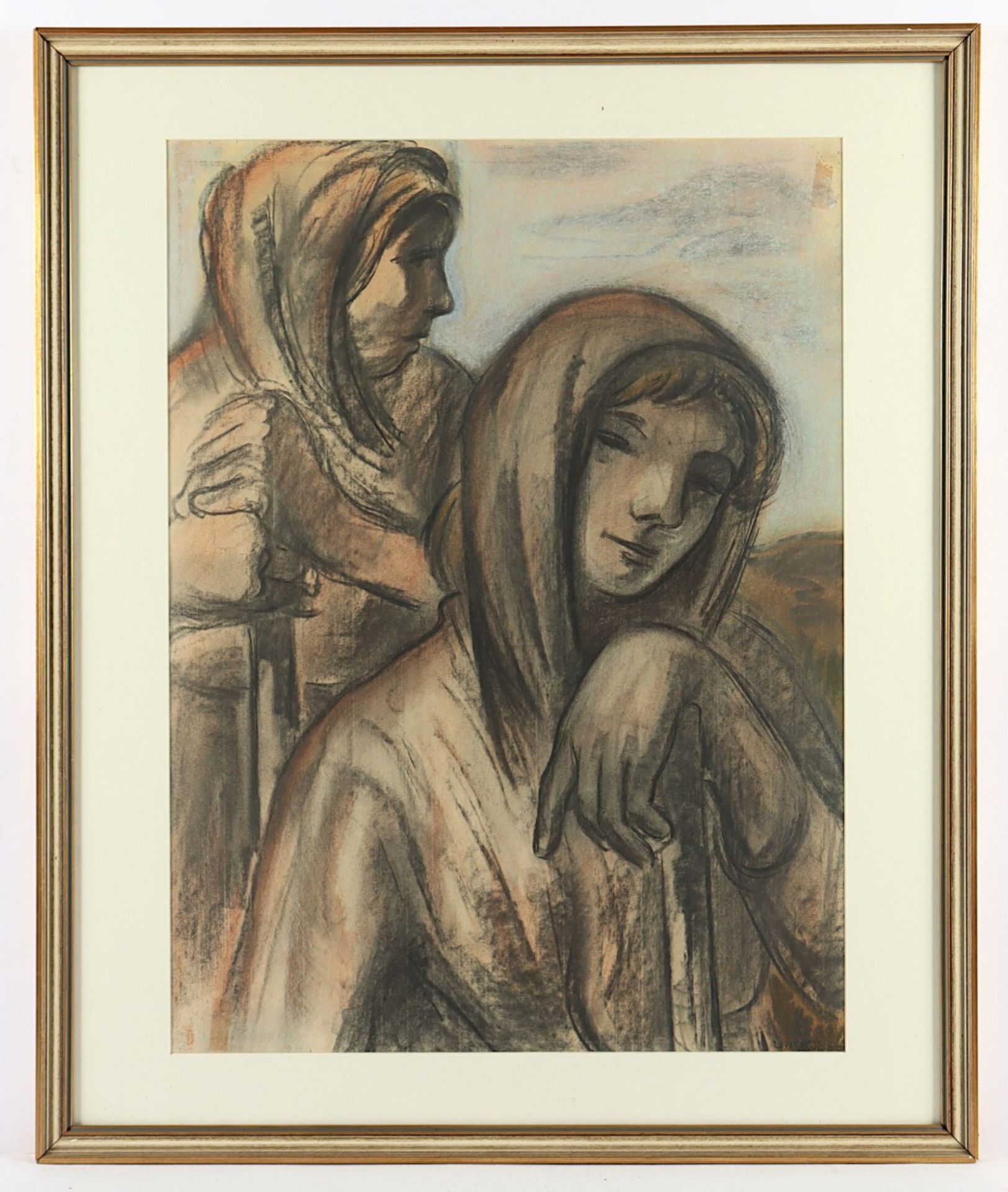 KÜPPER, Will (1893-1972), "Zwei Frauen", R.