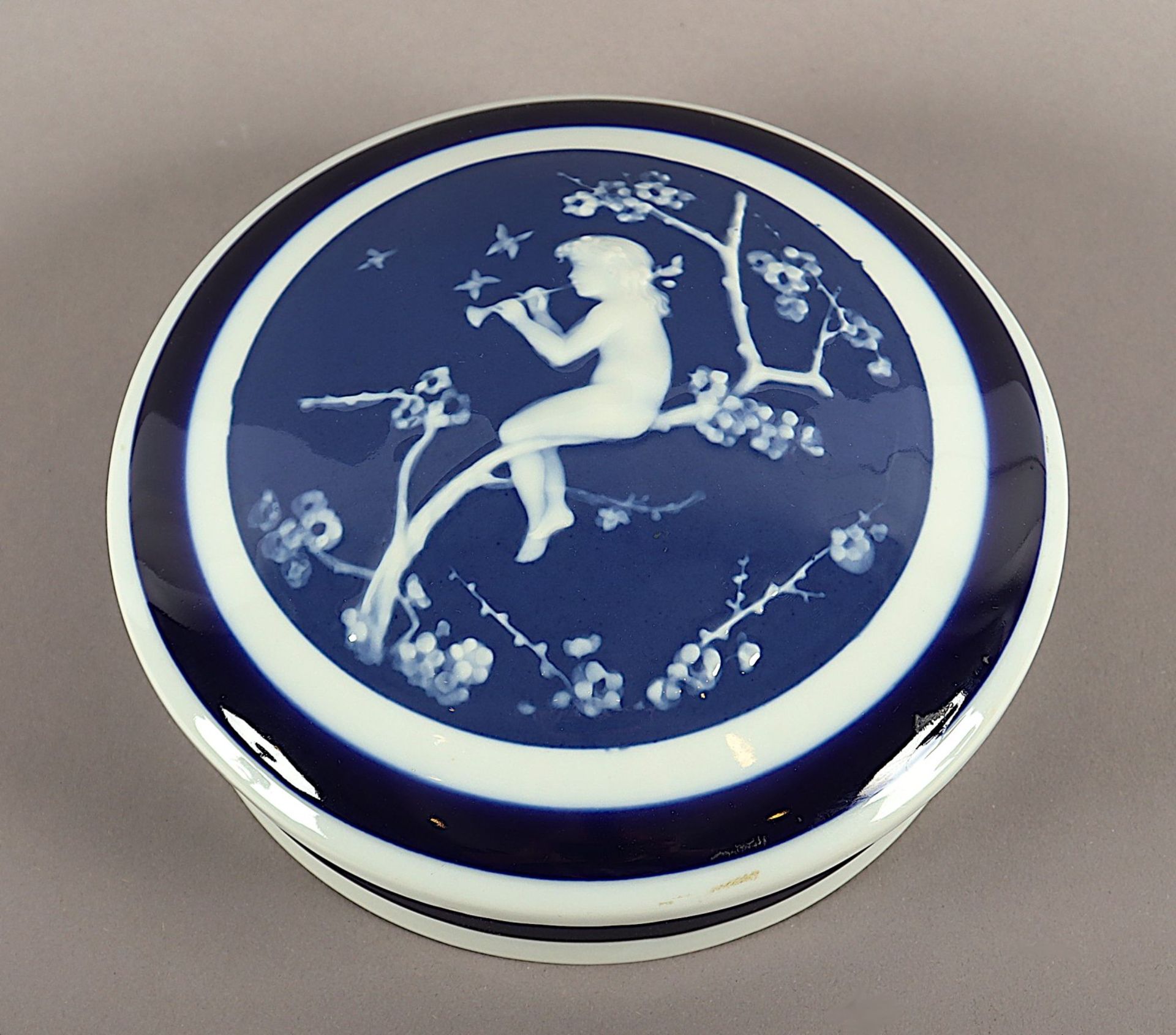 Dose, Pâte-sur-pâte, Camille Tharaud, Limoges, um 1900