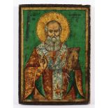 Ikone "Athanasius von Alexandria", Griechenland, 19.Jh.