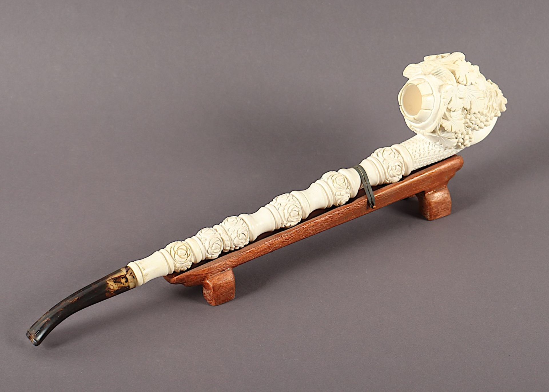 große Pfeife, Meerschaum, deutsch, 2.H.20.Jh. - Image 3 of 3