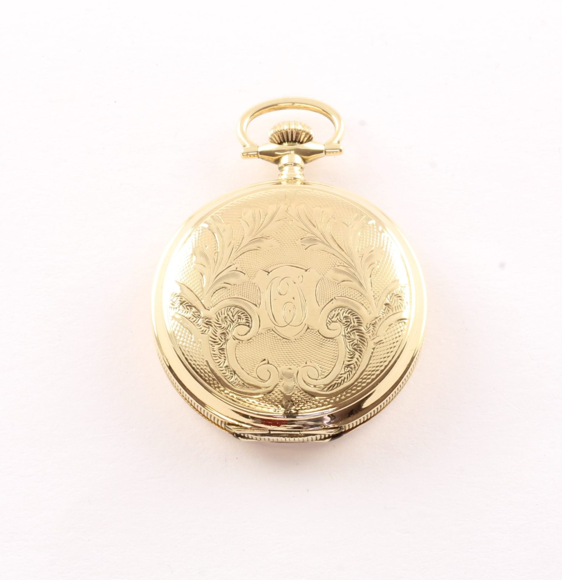 Taschenuhr, 585/ooo Gelbgold