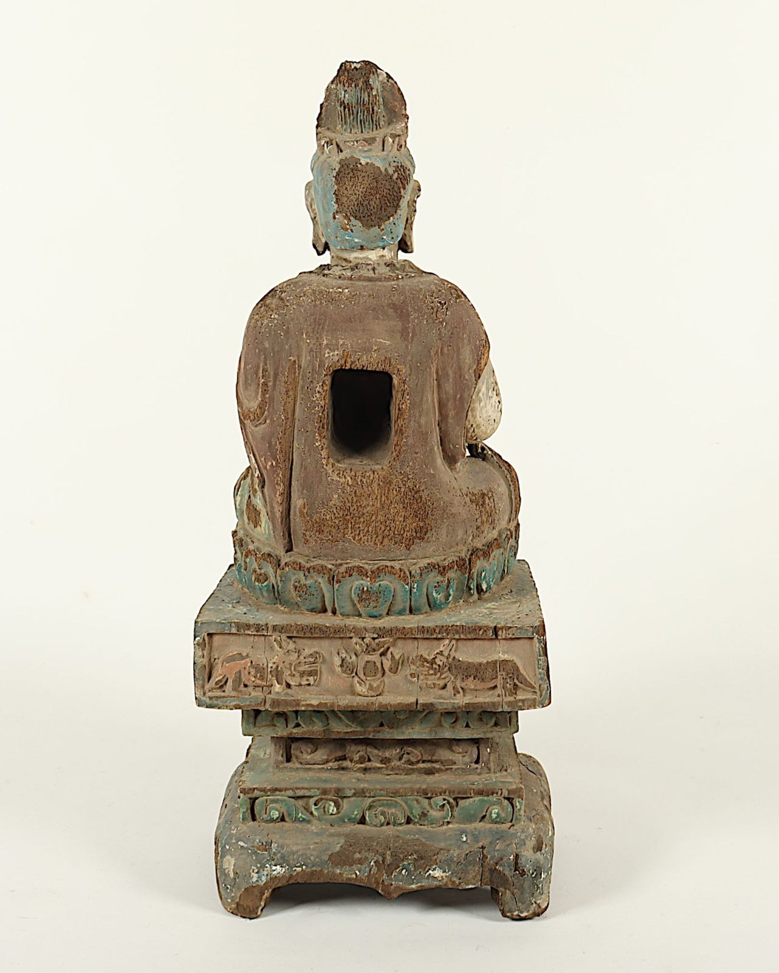 Guanyin, Holz, geschnitzt, China - Image 5 of 5