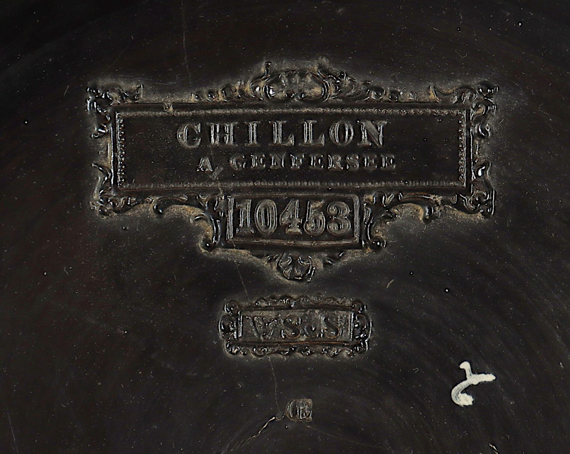 RELIEFBILD "SCHLOSS CHILLON", besch., wohl deutsch, E.19.Jh. - Bild 3 aus 3