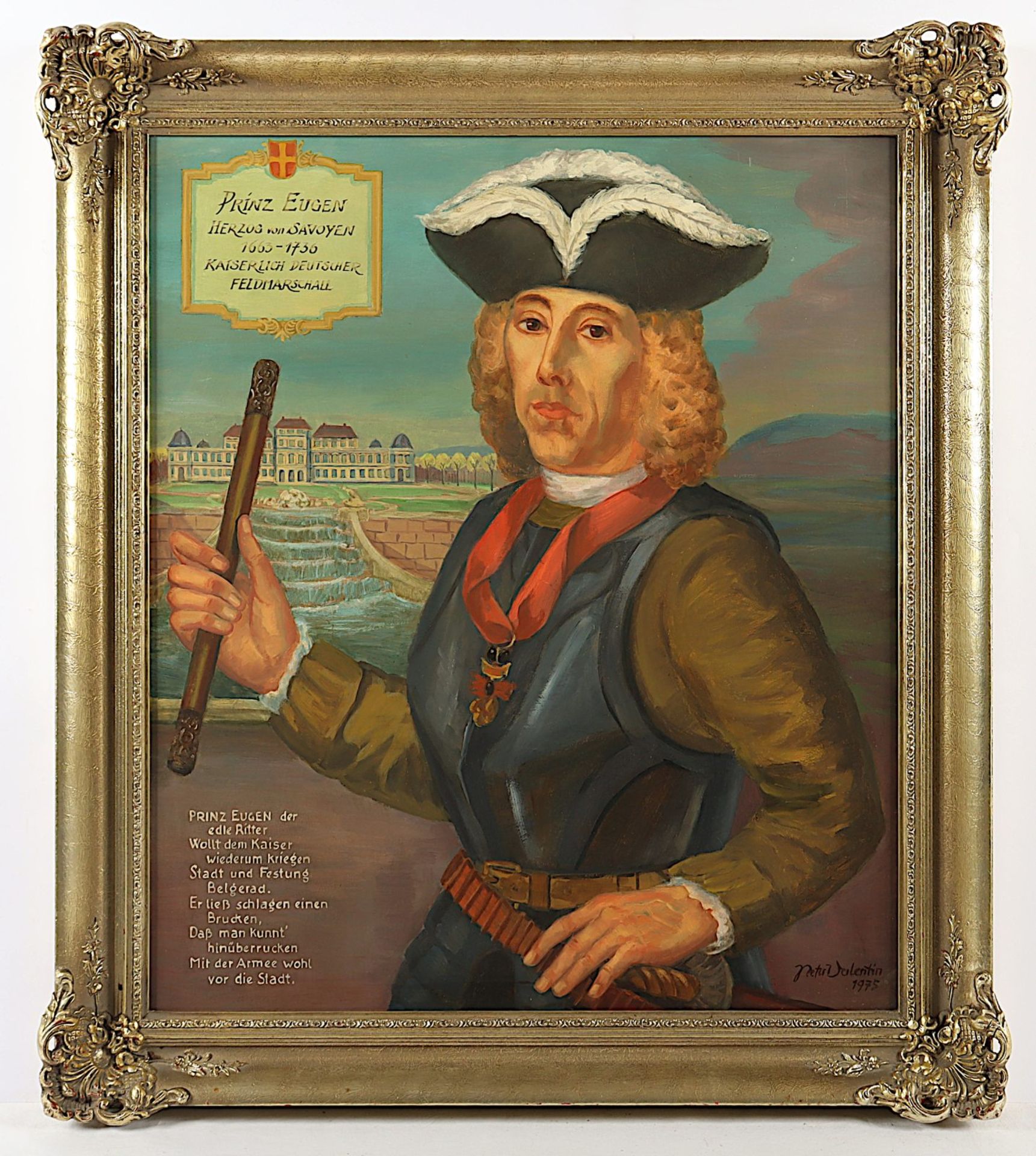 VALENTIN, Peter (1904-1995), "Prinz Eugen von Savoyen", R. 