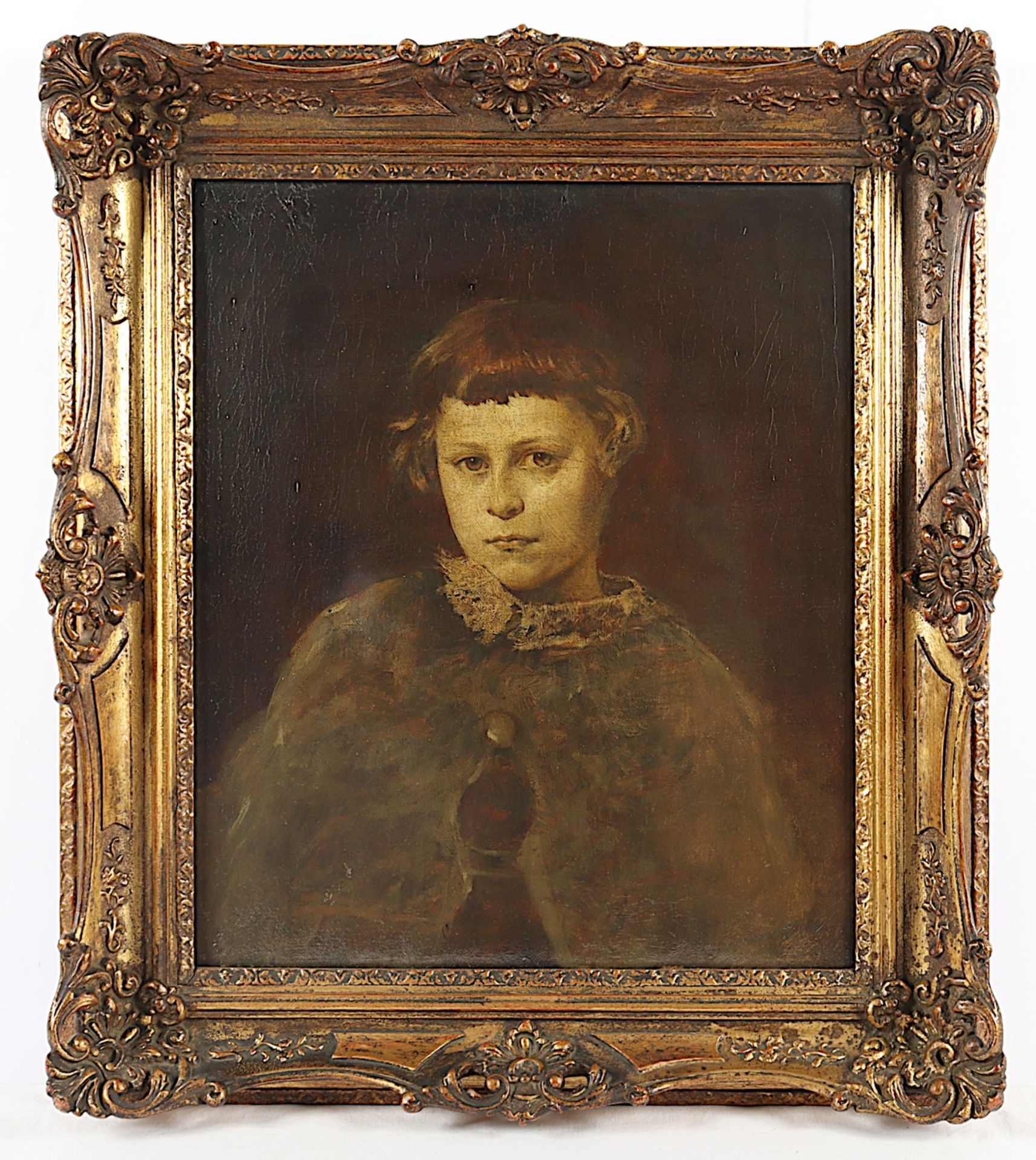 KNAUS, Ludwig (1829-1910), "Portraitstudie", R.