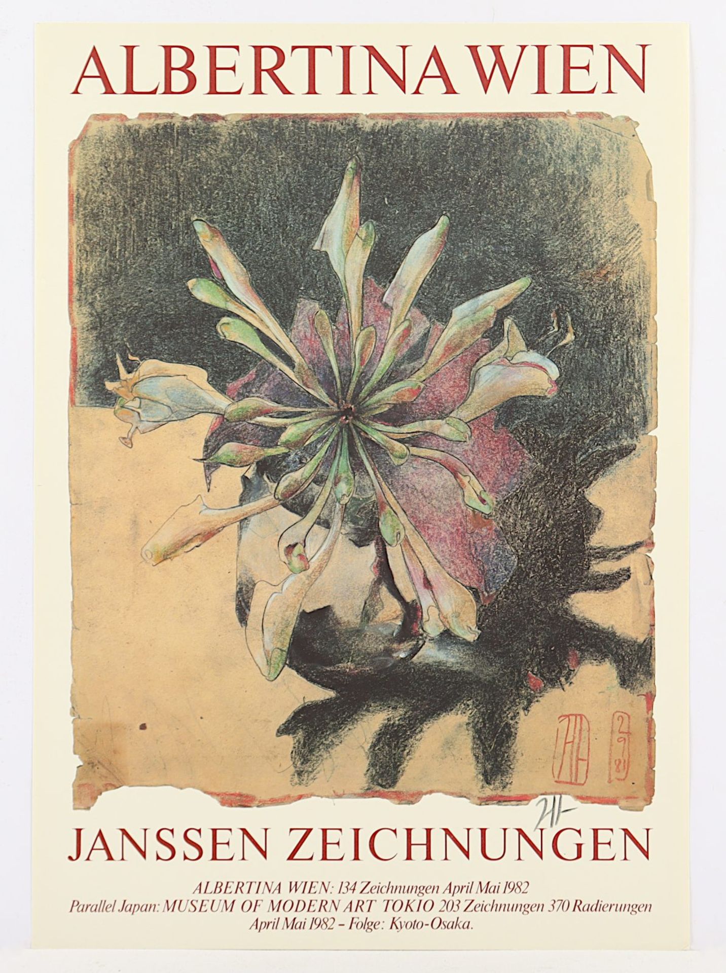 Janssen, Horst, Plakat, handsigniert, ungerahmt