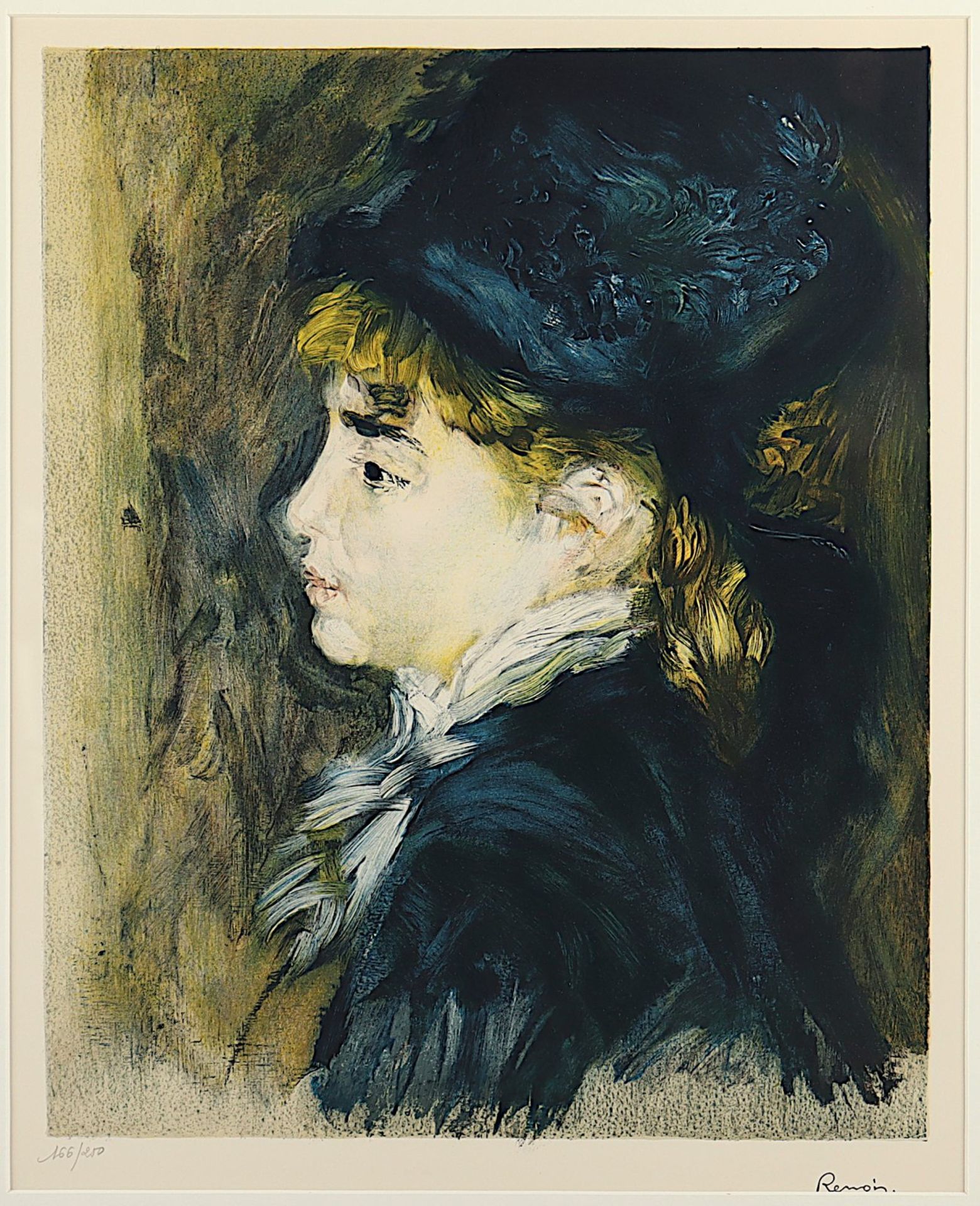Renoir, Auguste (1841-1919), "Portrait von Margot", Farblithografie, R. - Image 2 of 2