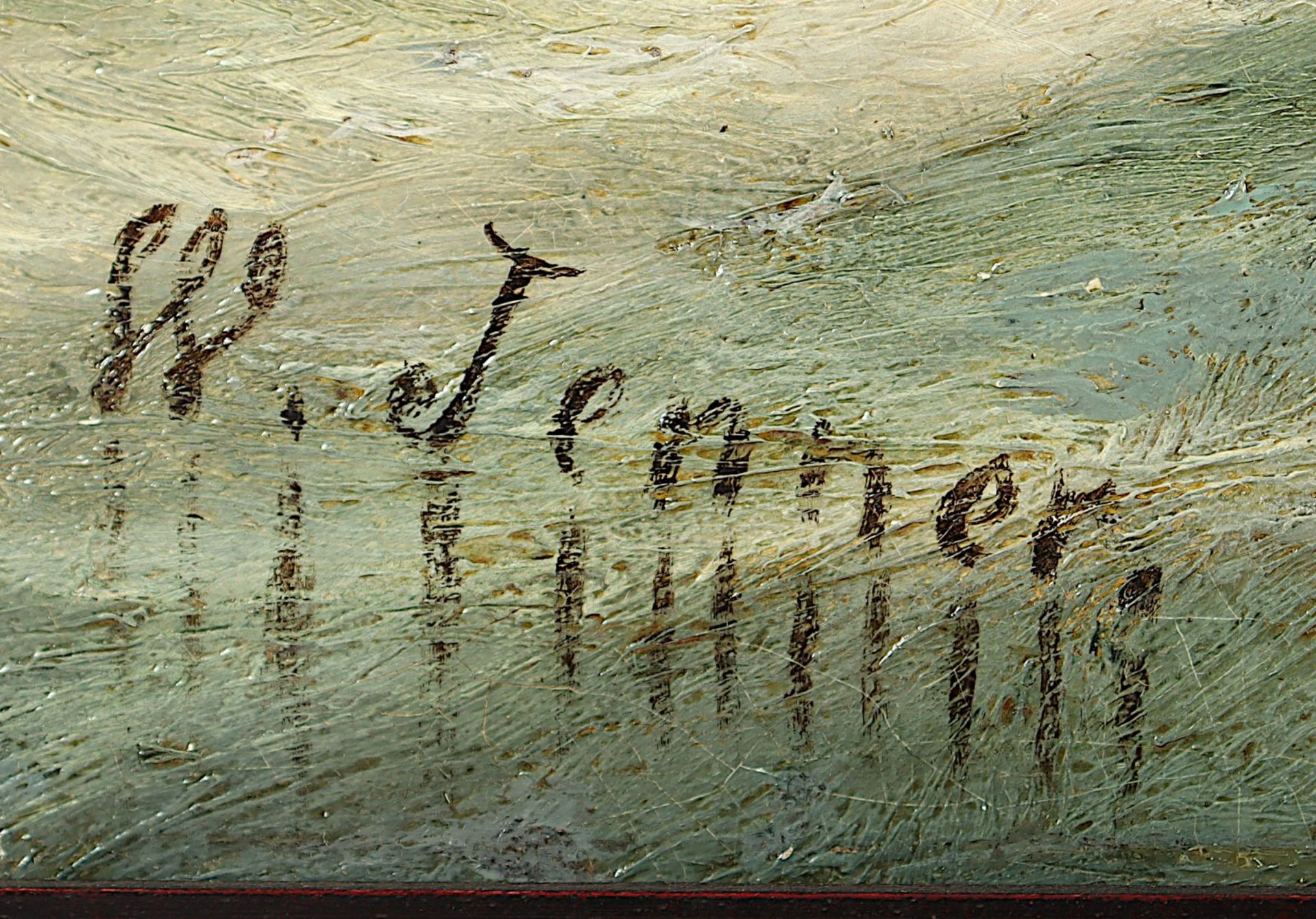 JENNER, William (England 2.H.19.Jh.), "Seenotretter auf schwerer See", R. - Bild 3 aus 4