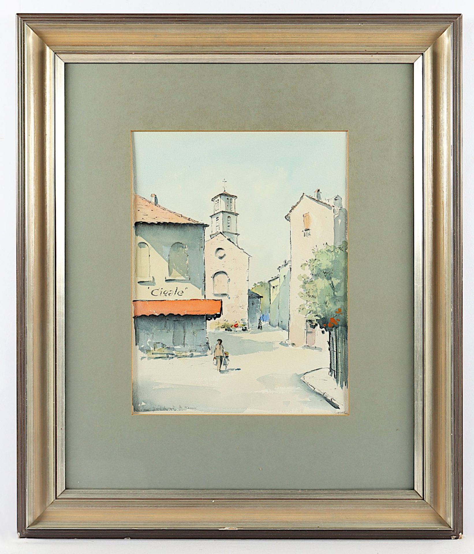 Gasser, Henry Martin (1909-1981), "Ansicht aus Sainte-Maxime", R. - Bild 2 aus 3