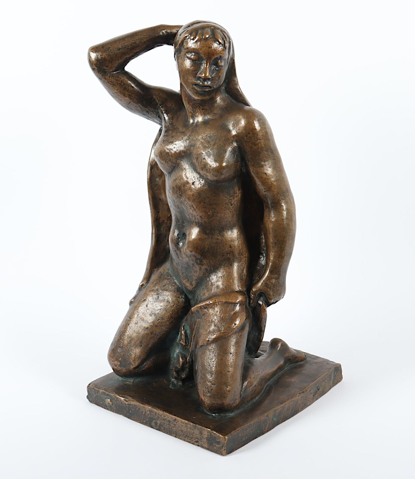 Steger, Milly (1881-1948), "Kleine Knieende", Bronze, um 1934