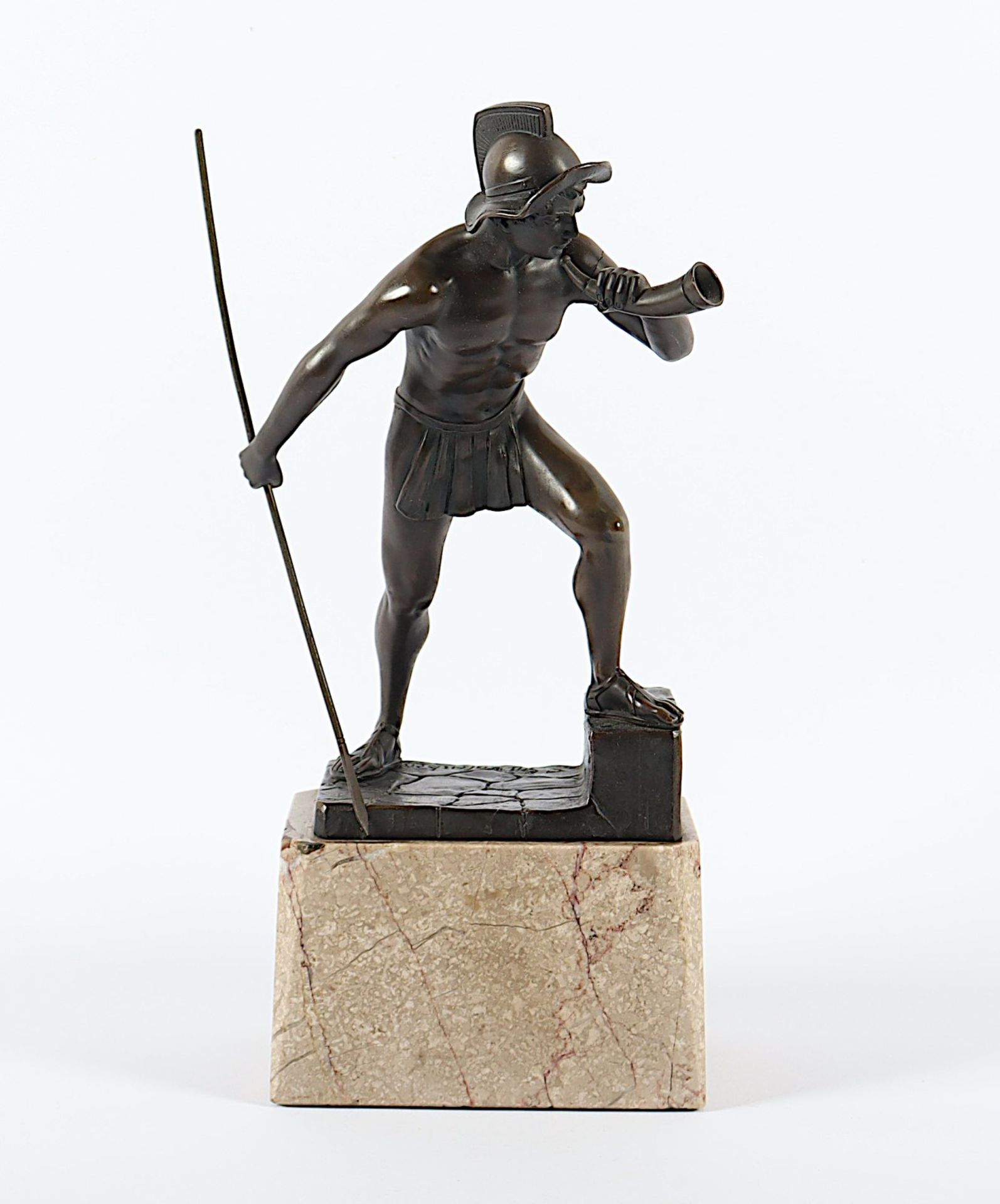 Schwallenberg, Spiro, "Krieger", Bronze - Image 2 of 5