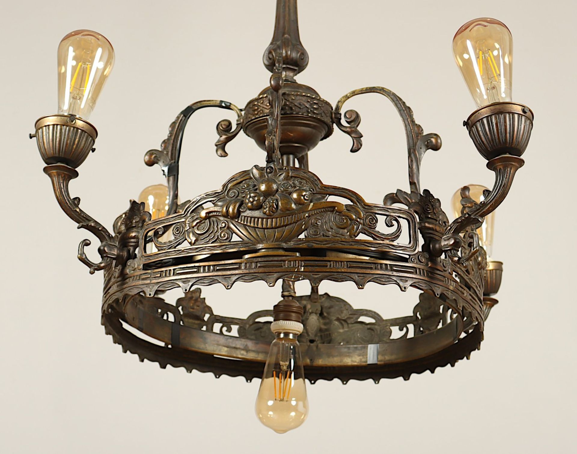 Deckenlampe, E.19.Jh. - Image 2 of 2