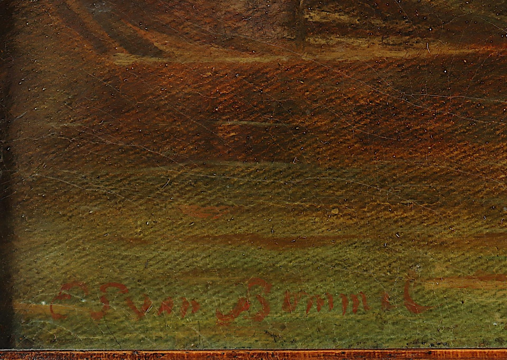 VAN BOMMEL, Elias Pieter (1819-1890), "Hafenansicht", R. - Bild 3 aus 4