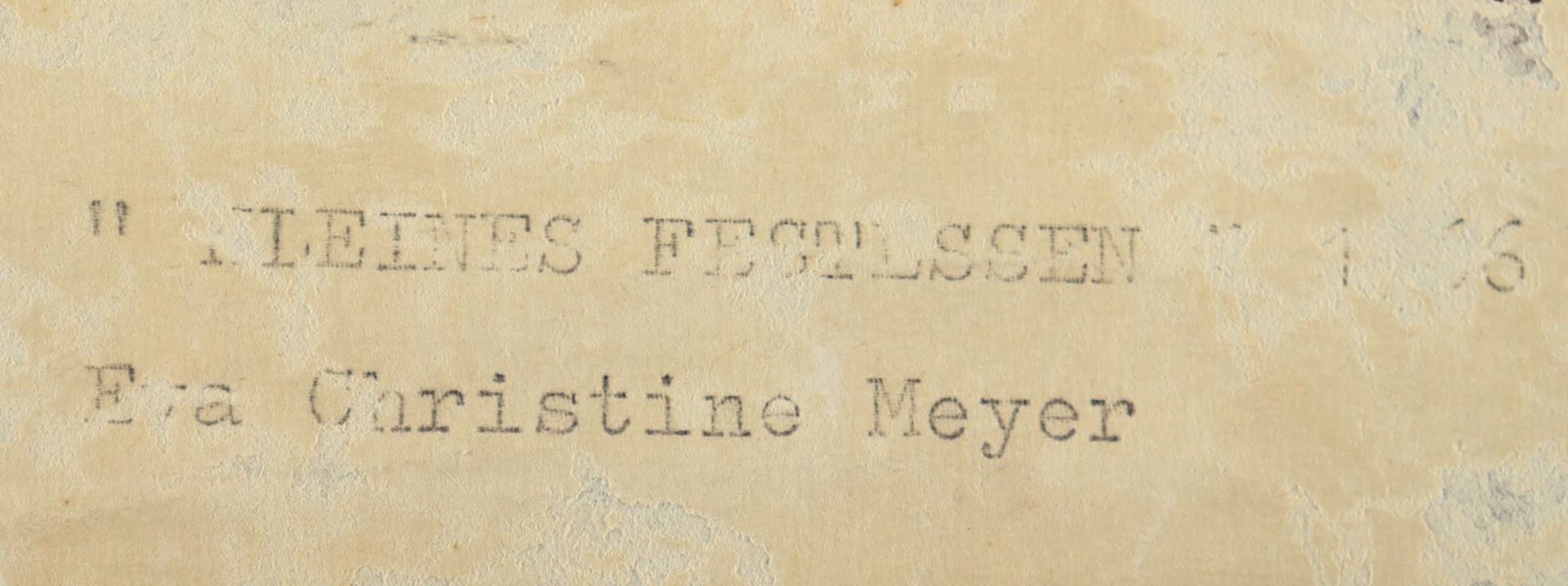 Meyer, Eva Christine, "Kleines Festessen", R. - Bild 5 aus 5