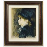 Renoir, Auguste (1841-1919), "Portrait von Margot", Farblithografie, R.