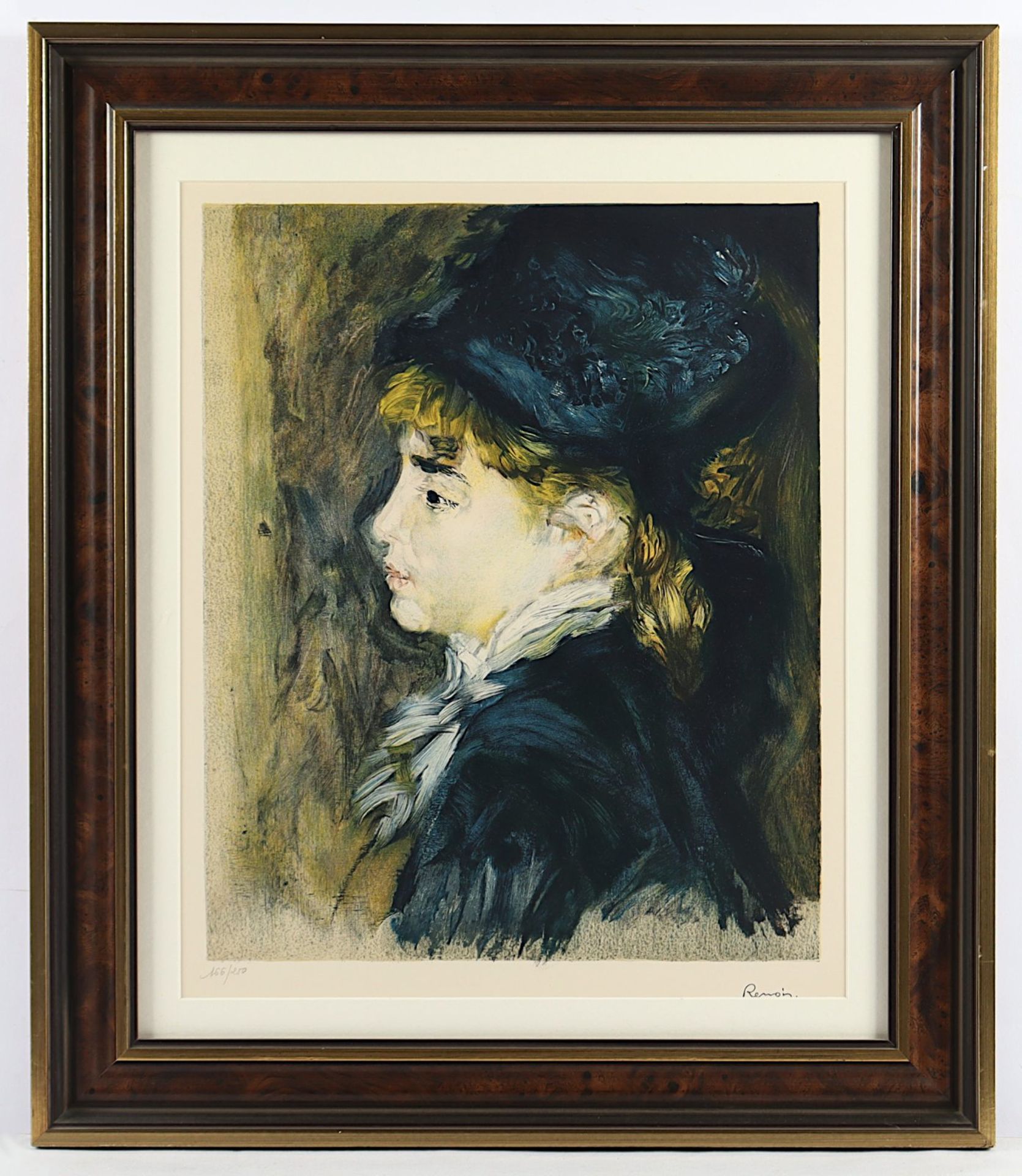 Renoir, Auguste (1841-1919), "Portrait von Margot", Farblithografie, R.