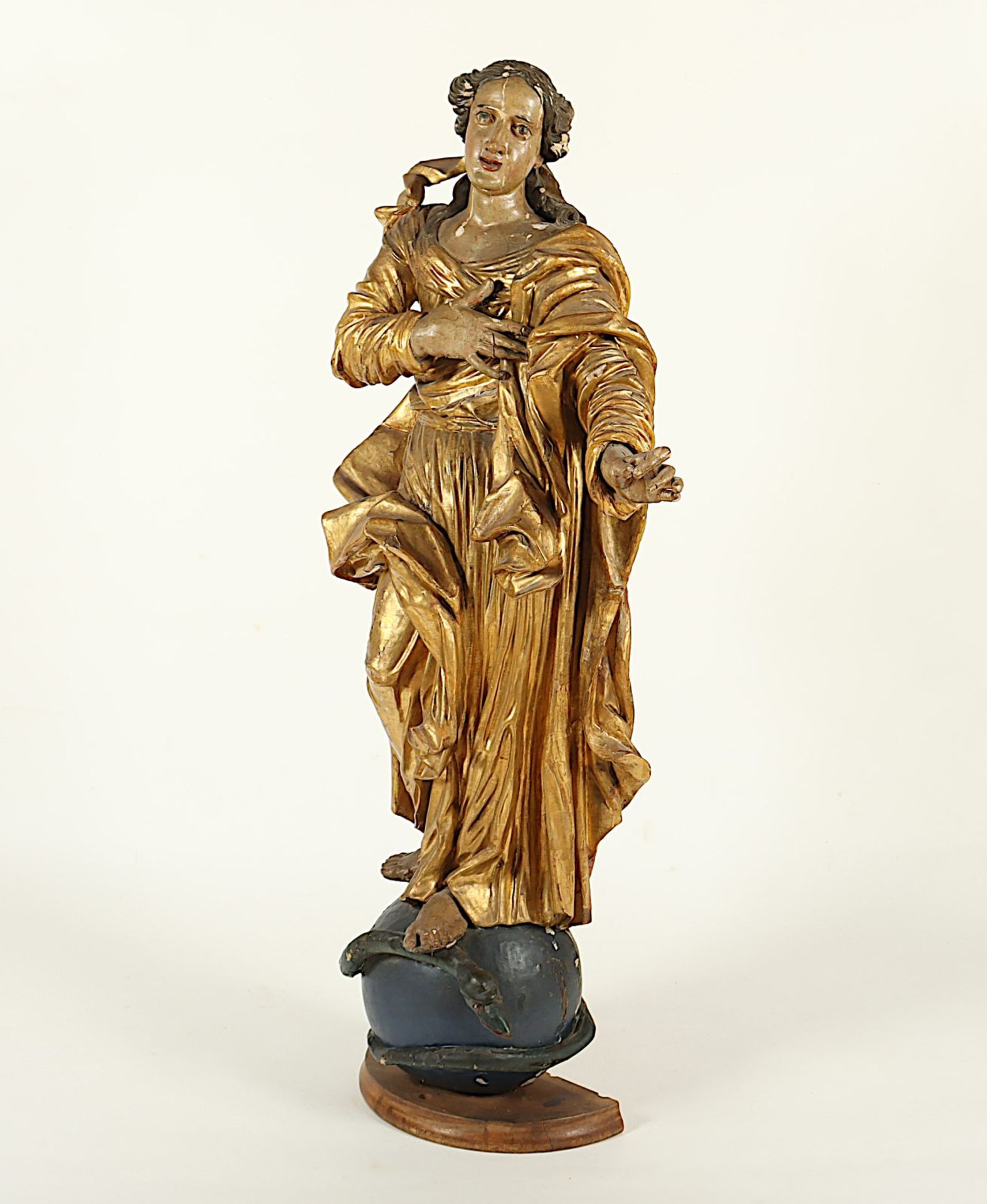 Maria Immaculata, Holzfigur, Tirol, um 1760 - Bild 2 aus 5