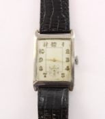 Armbanduhr, George Stockwell, Silber, Handaufzug