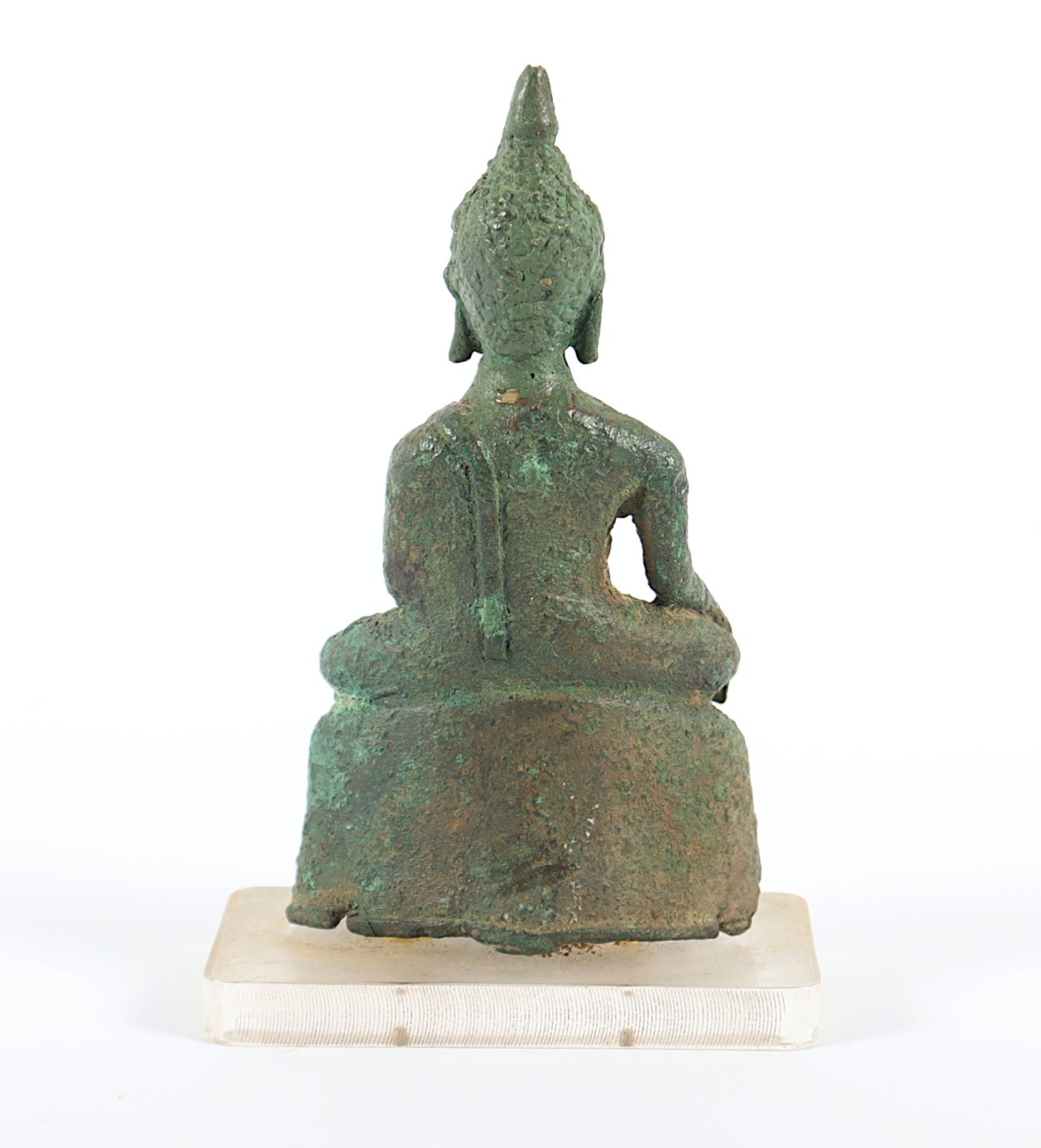 Buddha Shakyamuni, Bronze, Thailand, 16./17.Jh. - Bild 3 aus 4
