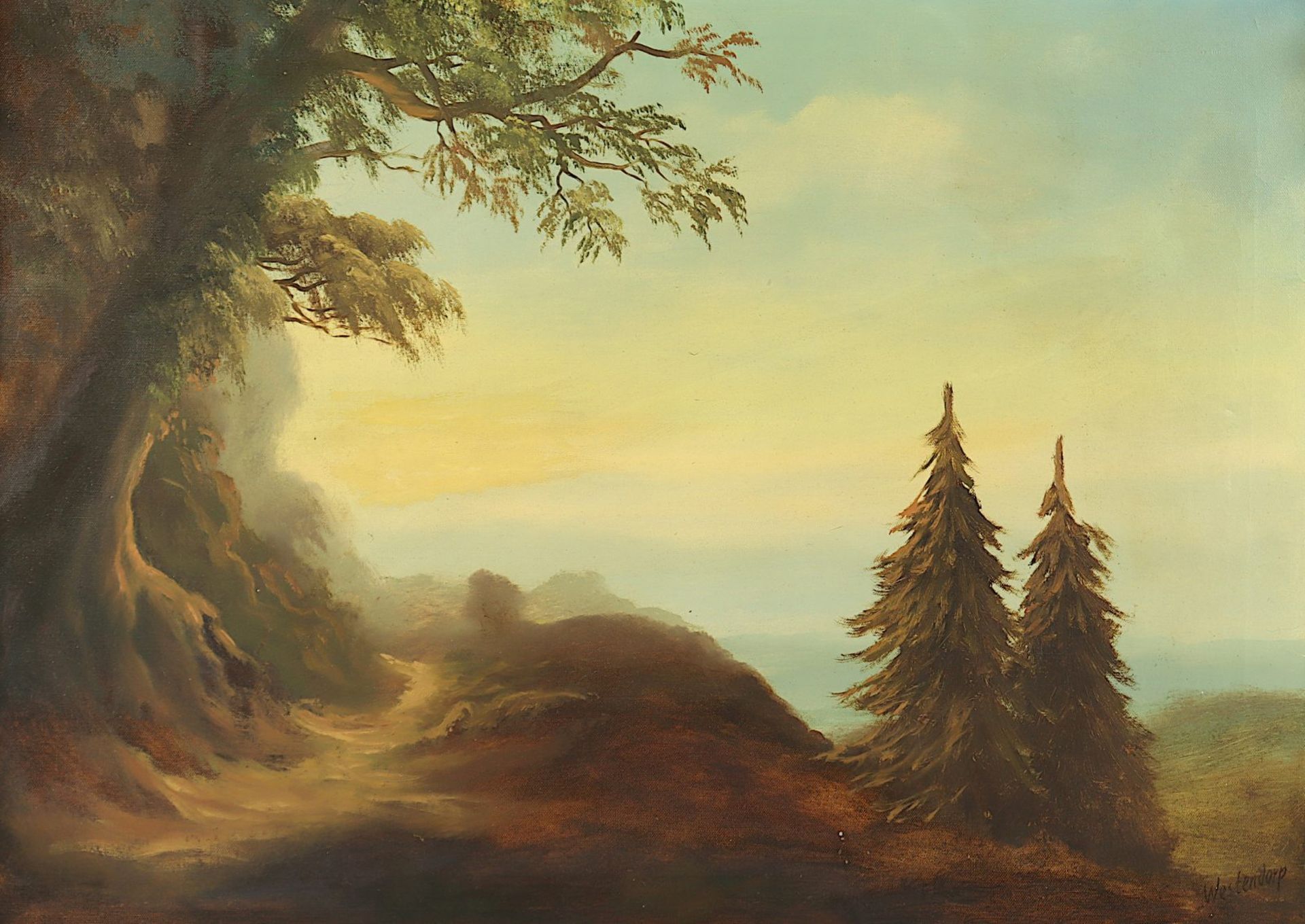 WESTENDORP (Maler 1.H.20.Jh.), "Landschaft", R.  - Bild 2 aus 4
