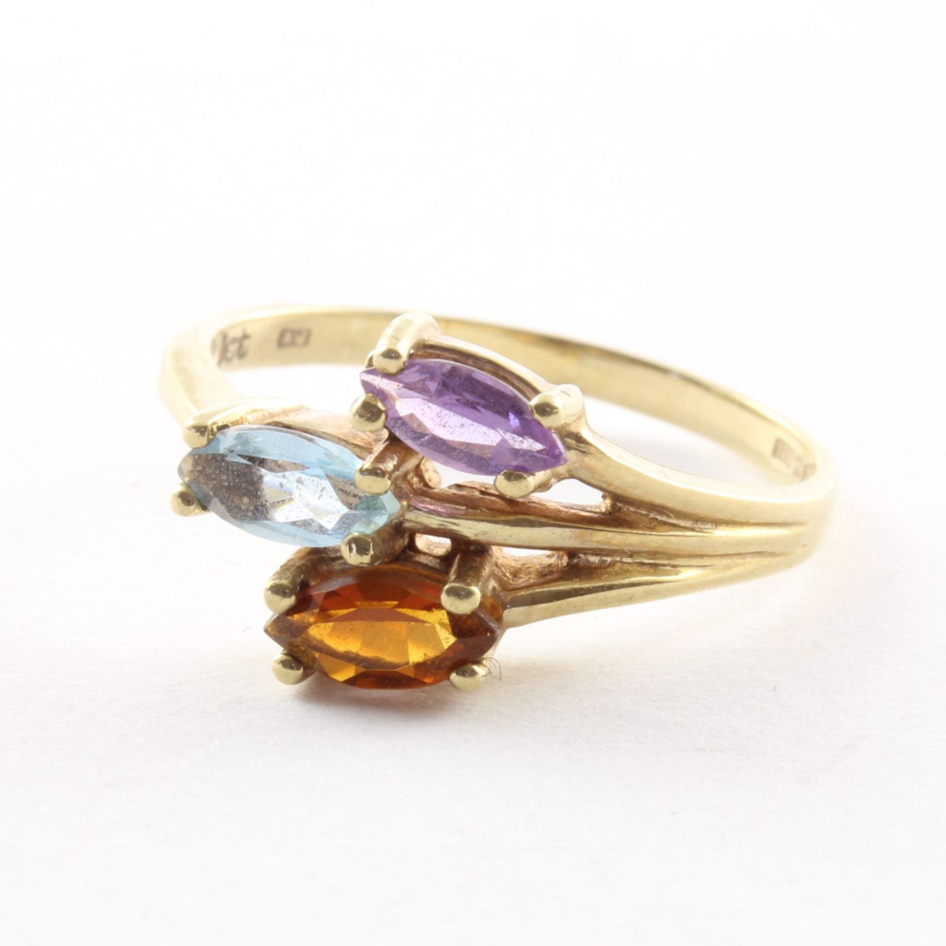 Ring, 333/ooo, Amethyst, Citrin + Aqua