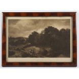 REMBRANDT, Landschaft, Gravure, R.