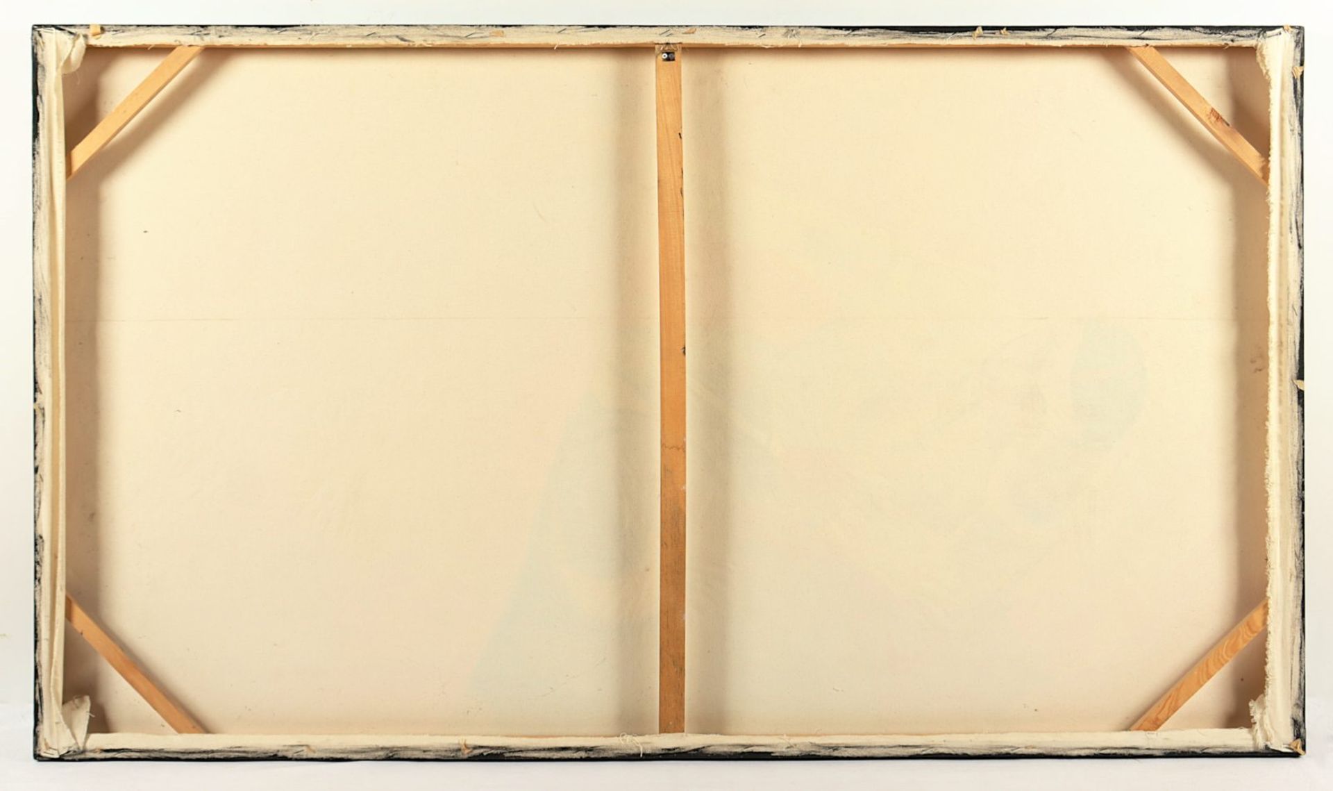 Moderner Maler, "Sonnenblumenfeld", Öl/Lwd., 80 x 150, unten rechts signiert und datiert 1975 - Bild 3 aus 3