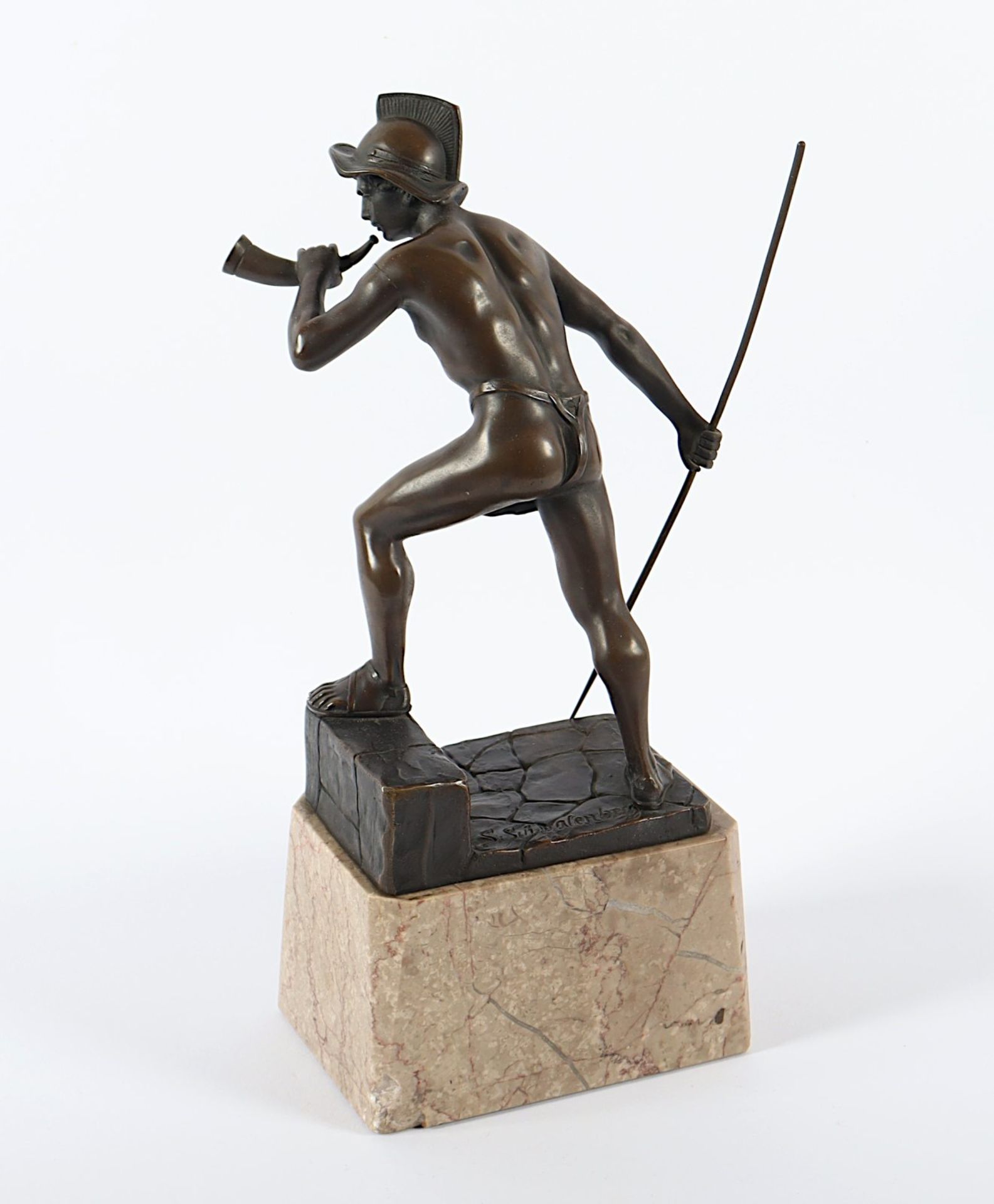 Schwallenberg, Spiro, "Krieger", Bronze - Image 4 of 5