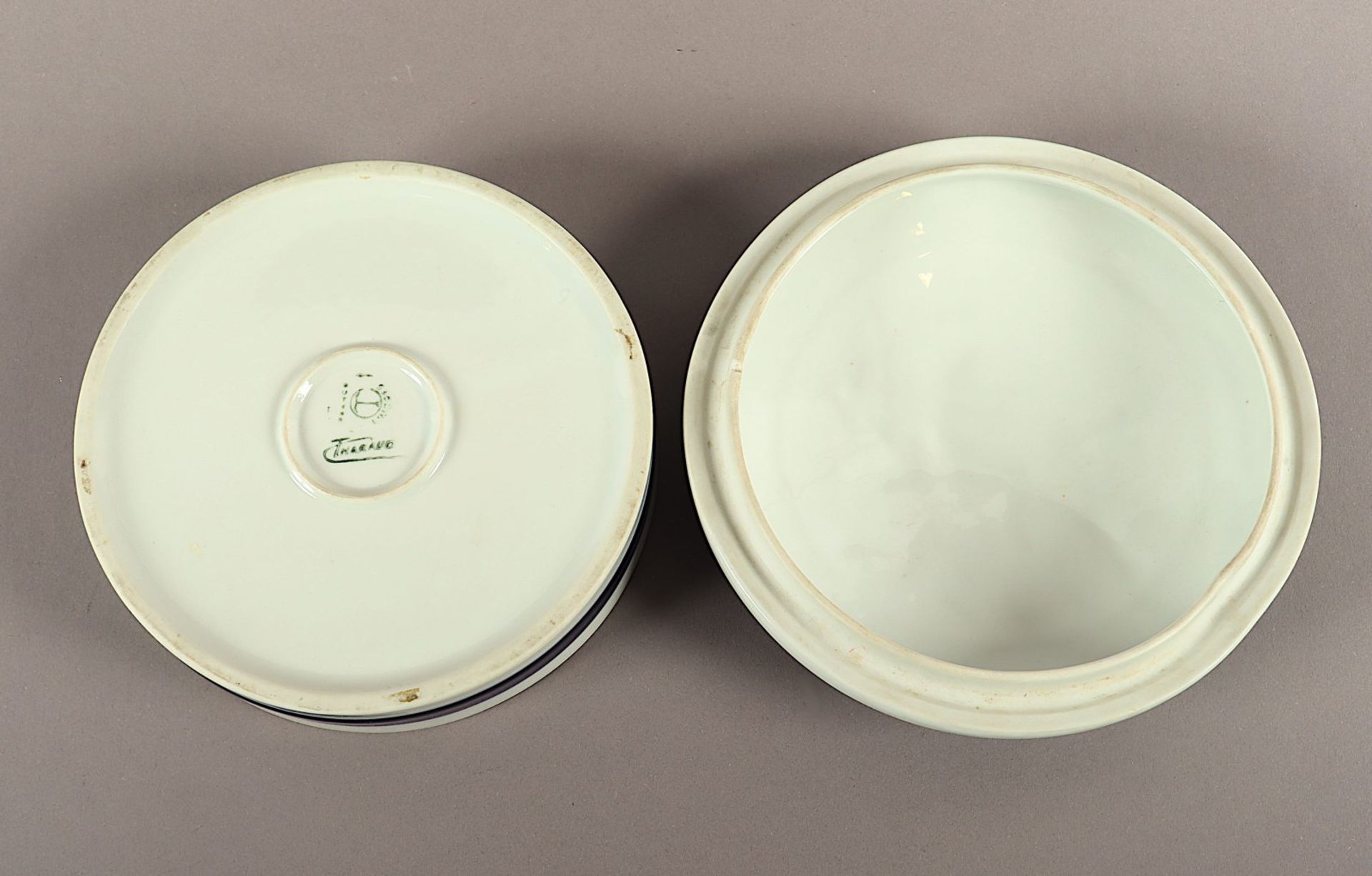 Dose, Pâte-sur-pâte, Camille Tharaud, Limoges, um 1900 - Image 3 of 3